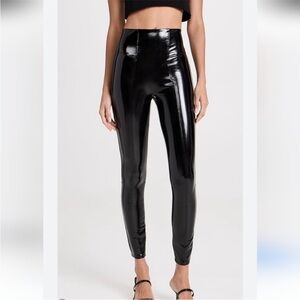 Spanx High-Waisted Patent Leather Leggings - NWT